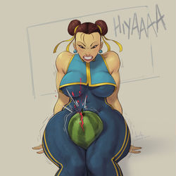 This is a pixiv picture whose title is melon.