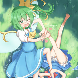 This is a pixiv picture whose title is リクエスト作品　くすぐり.