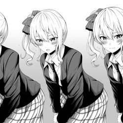 This is a pixiv picture whose title is もしも すいちゃん がラブコメ漫画に出たら.