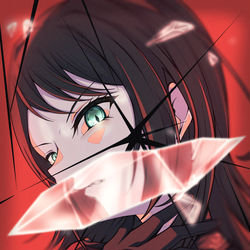 This is a pixiv picture whose title is 八幡海鈴.