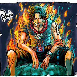 This is a pixiv picture whose title is バーニングエース.