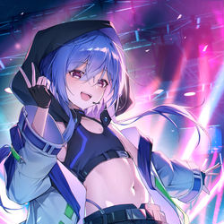 This is a pixiv picture whose title is ミヅキ.