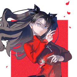This is a pixiv picture whose title is 一輪.
