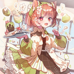 This is a pixiv picture whose title is 🍵×🍫.