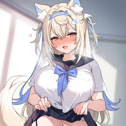 This is a pixiv picture whose title is Fuwawa pantsu.