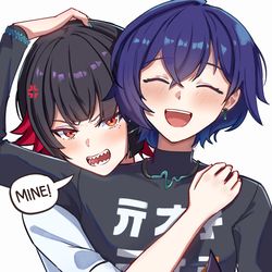 This is a pixiv picture whose title is 🦈🔔💢.