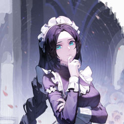 This is a pixiv picture whose title is 馆中女仆.