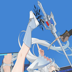 This is a pixiv picture whose title is シュニー流. 重力と舞の剣.