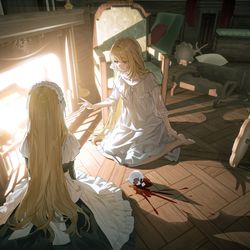 This is a pixiv picture whose title is Demons.