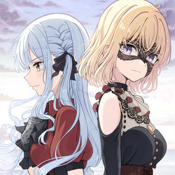 This is a pixiv picture whose title is 祥子＆初■.