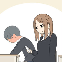 This is a pixiv picture whose title is とてもスカートが短いけど誰にもパンツを見られたことがない女の子.