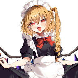 This is a pixiv picture whose title is メイドフランちゃん.
