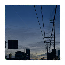 This is a pixiv picture whose title is 宵の音.