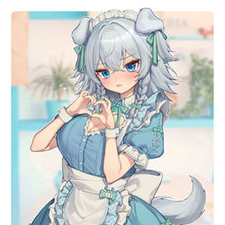 This is a pixiv picture whose title is 🦴.