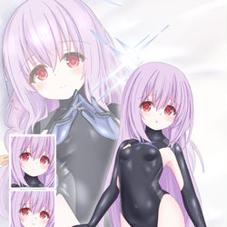 This is a pixiv picture whose title is 嘘実装アツコ(インナースーツ).
