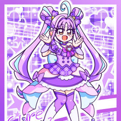 This is a pixiv picture whose title is キュアキュンキュンさん！.