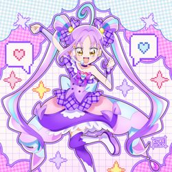 This is a pixiv picture whose title is キュアキュンキュン.