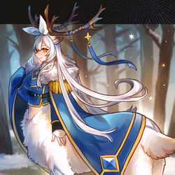 This is a pixiv picture whose title is 【Skeb】ご依頼者様OCさん - 人外化🦌.