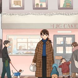 This is a pixiv picture whose title is かいもの.