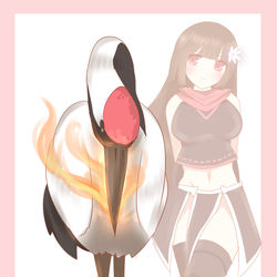 This is a pixiv picture whose title is 化ける。2025.