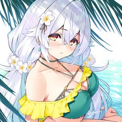 This is a pixiv picture whose title is 水着ラプアさん.