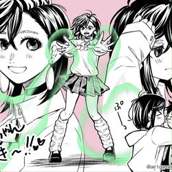 This is a pixiv picture whose title is ダンダダンログ.