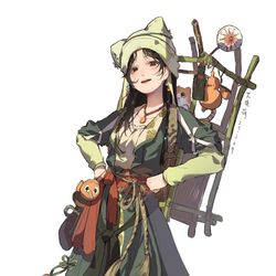 This is a pixiv picture whose title is 盈盈.