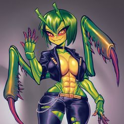 This is a pixiv picture whose title is Vaira (OC).