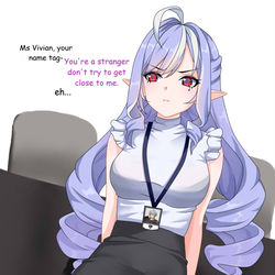 This is a pixiv picture whose title is OL Vivian.