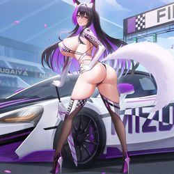 This is a pixiv picture whose title is Mizu-Race.