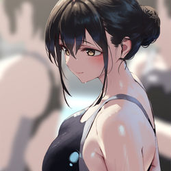 This is a pixiv picture whose title is 学年で一番人気の子.