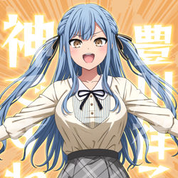 This is a pixiv picture whose title is 豊川祥子神降臨！.