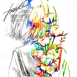 This is a pixiv picture whose title is 『  多感  』.