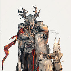 This is a pixiv picture whose title is 贈り物.