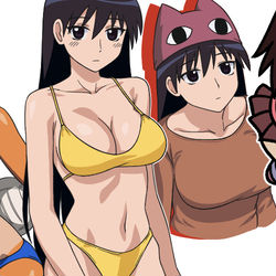 This is a pixiv picture whose title is あずまんが大王.