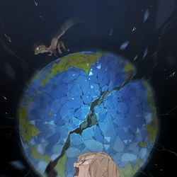 This is a pixiv picture whose title is 叫ぶ.