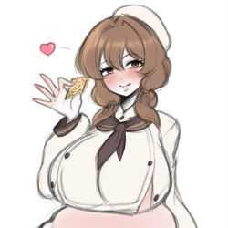 This is a pixiv picture whose title is Bready from NIKKE.