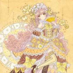 This is a pixiv picture whose title is TIME.