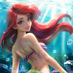 This is a pixiv picture whose title is Ariel - Under the sea 2025.