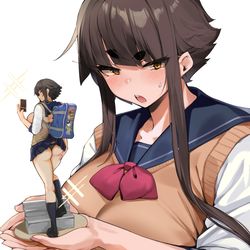 This is a pixiv picture whose title is 丸出しだけど嬉しくて宣伝しちゃう、うちの子.