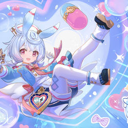 This is a pixiv picture whose title is 吹泡泡.