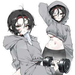 This is a pixiv picture whose title is NIKKE Crow.