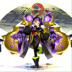 This is a pixiv picture whose title is 【仕事絵】京都新城.