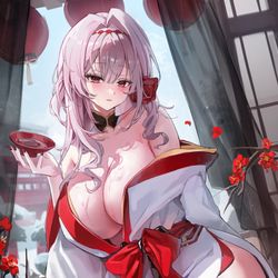 This is a pixiv picture whose title is Scarlet.