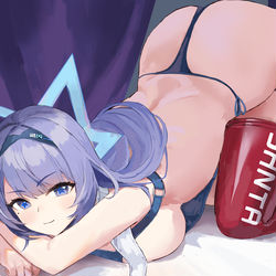 This is a pixiv picture whose title is サンタフェ(アズールレーン).