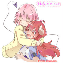 This is a pixiv picture whose title is もも誕2025.