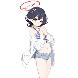 This is a pixiv picture whose title is 水着 奥空アヤネ.