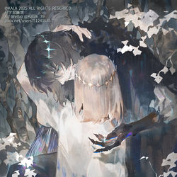 This is a pixiv picture whose title is 表裏.