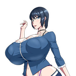 This is a pixiv picture whose title is 泣き黒子で妙齢で声が皆川純子さんで話題のキャラと言えば･･･.