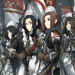 This is a pixiv picture whose title is ガーデンガーズのメイド隊概要.